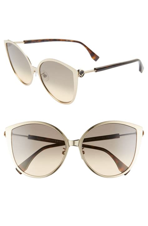 fendi 60mm special fit cat eye sunglasses|eyewear fendi glasses frames.